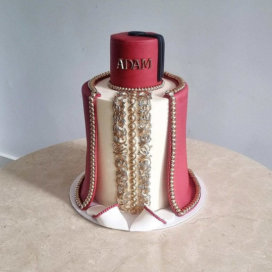 MDF Cakeboard 9 inch gold