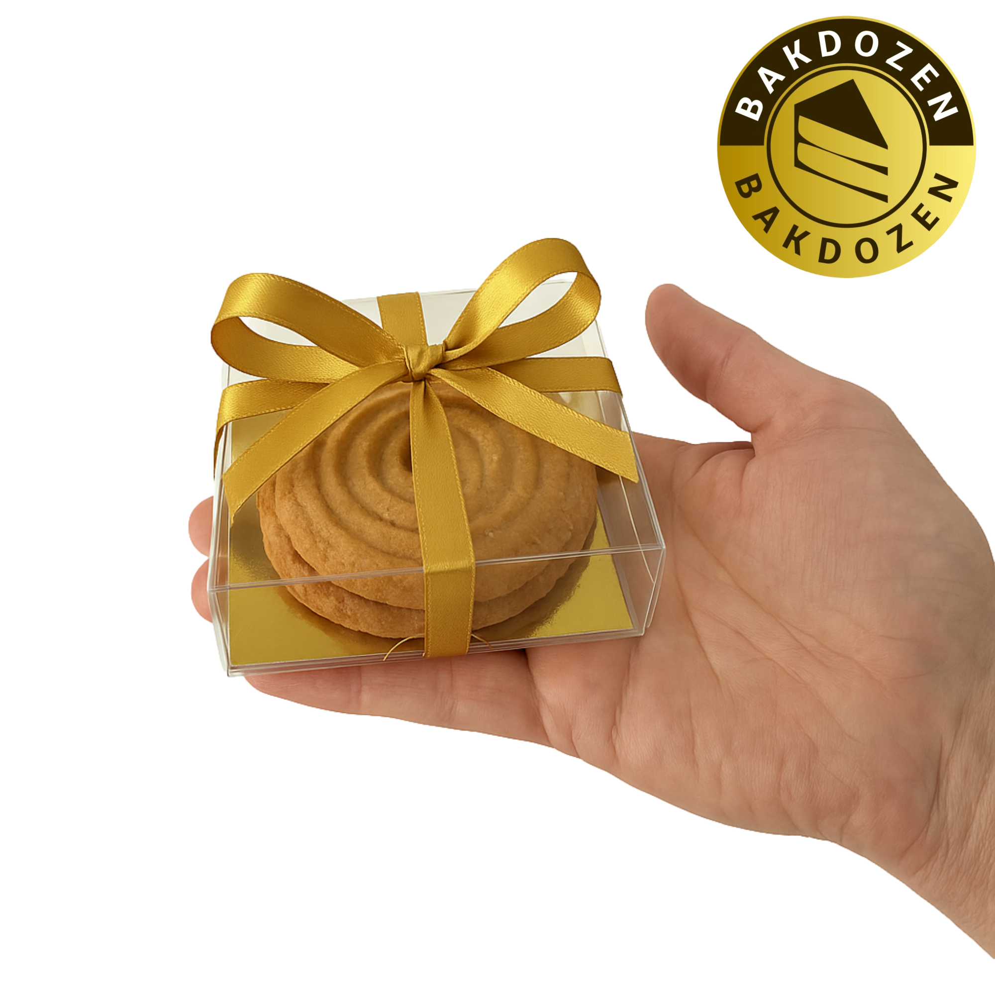Transparent Mini Sweetbox with Gold Inlayer