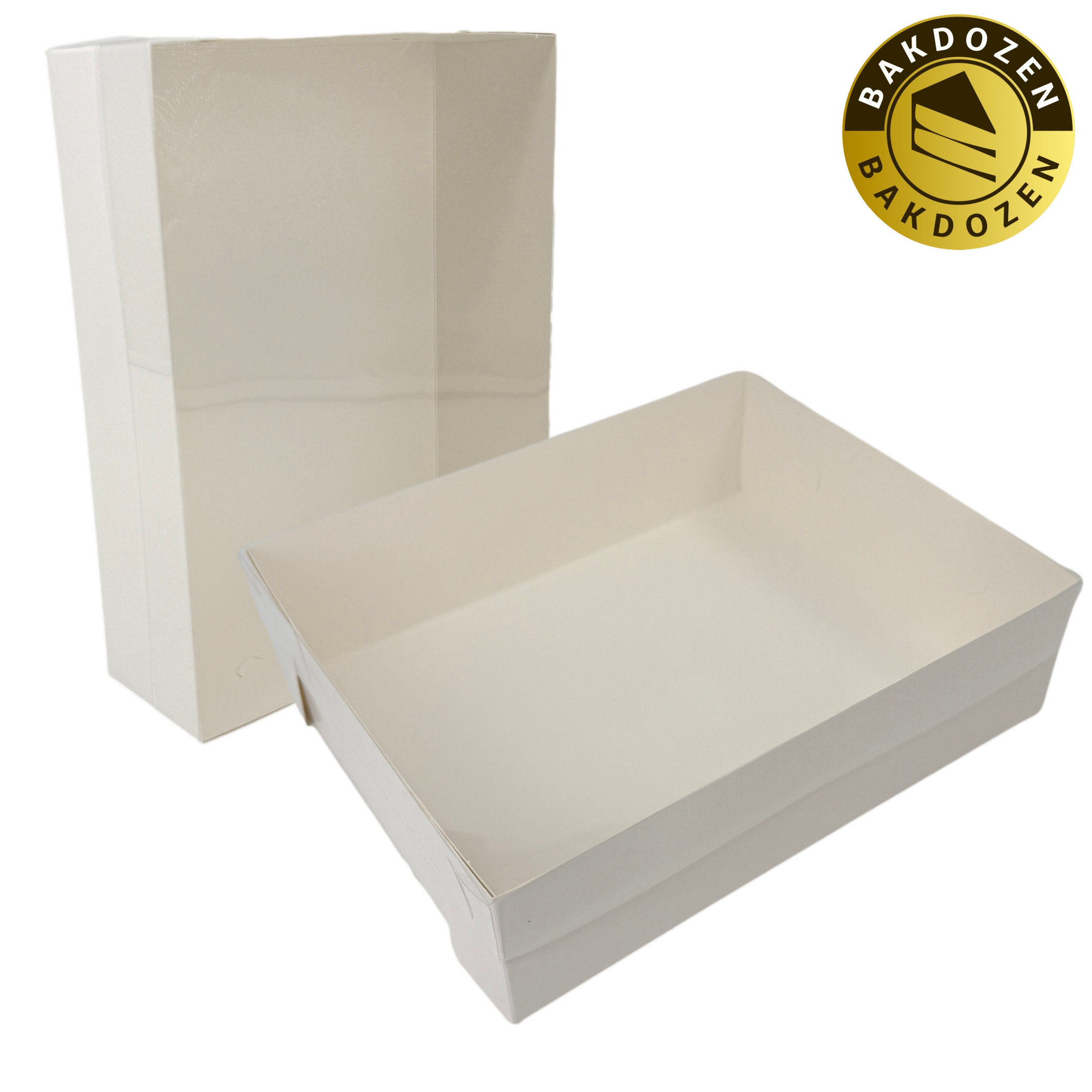 Sweetbox White - Rectangular - 25 x 20 x 7cm - Set of 25 pieces