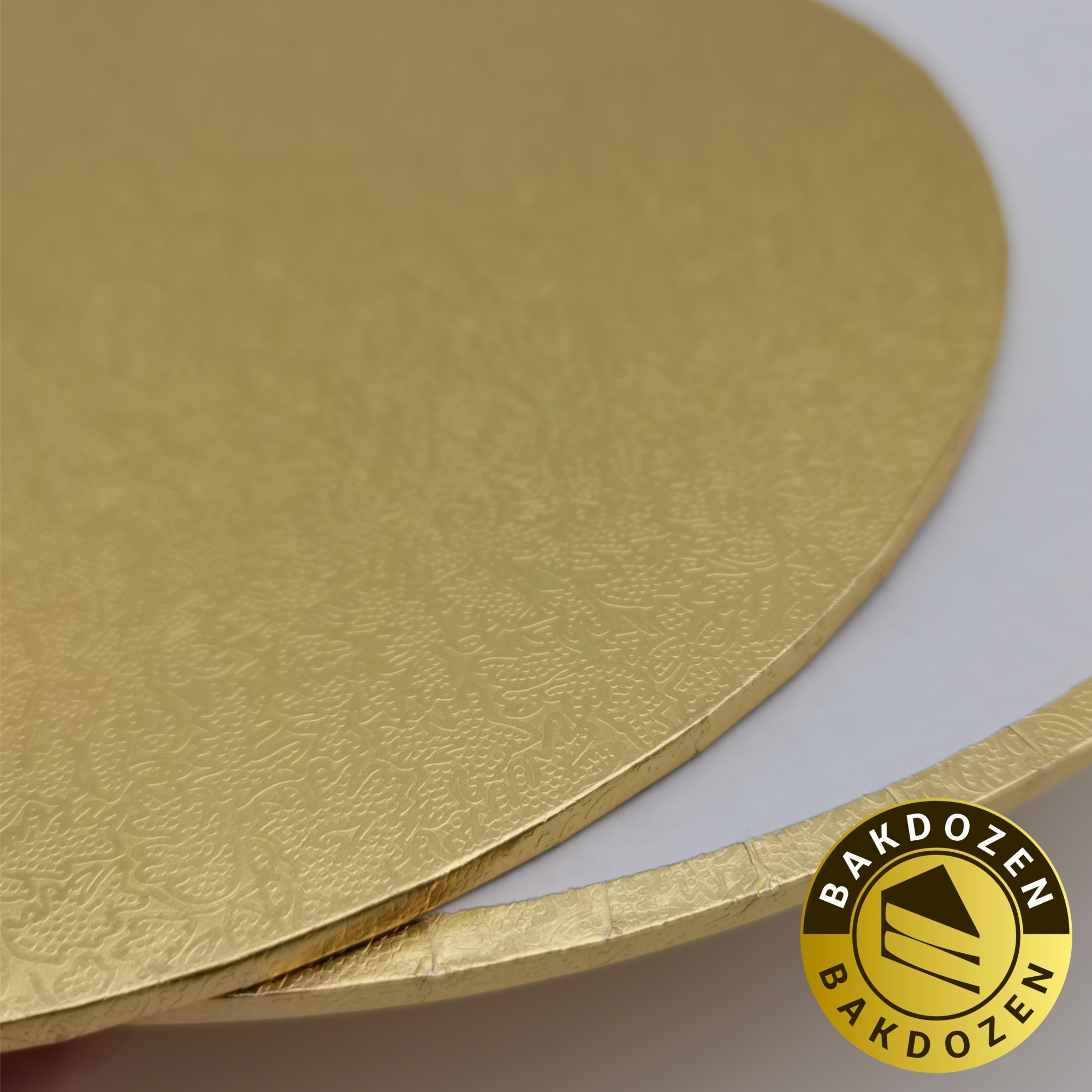 MDF Cake Board 10 inch Gold