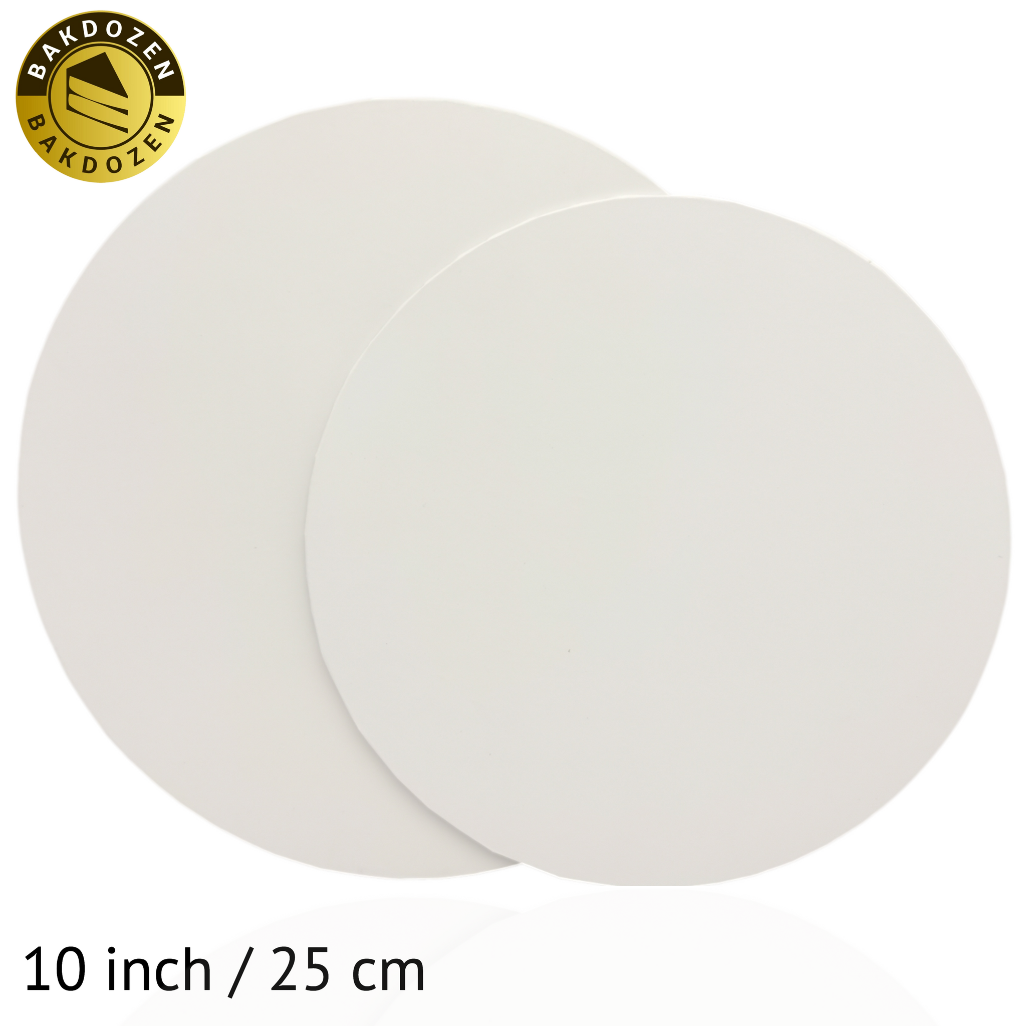 MDF Cake Board 10 inch white