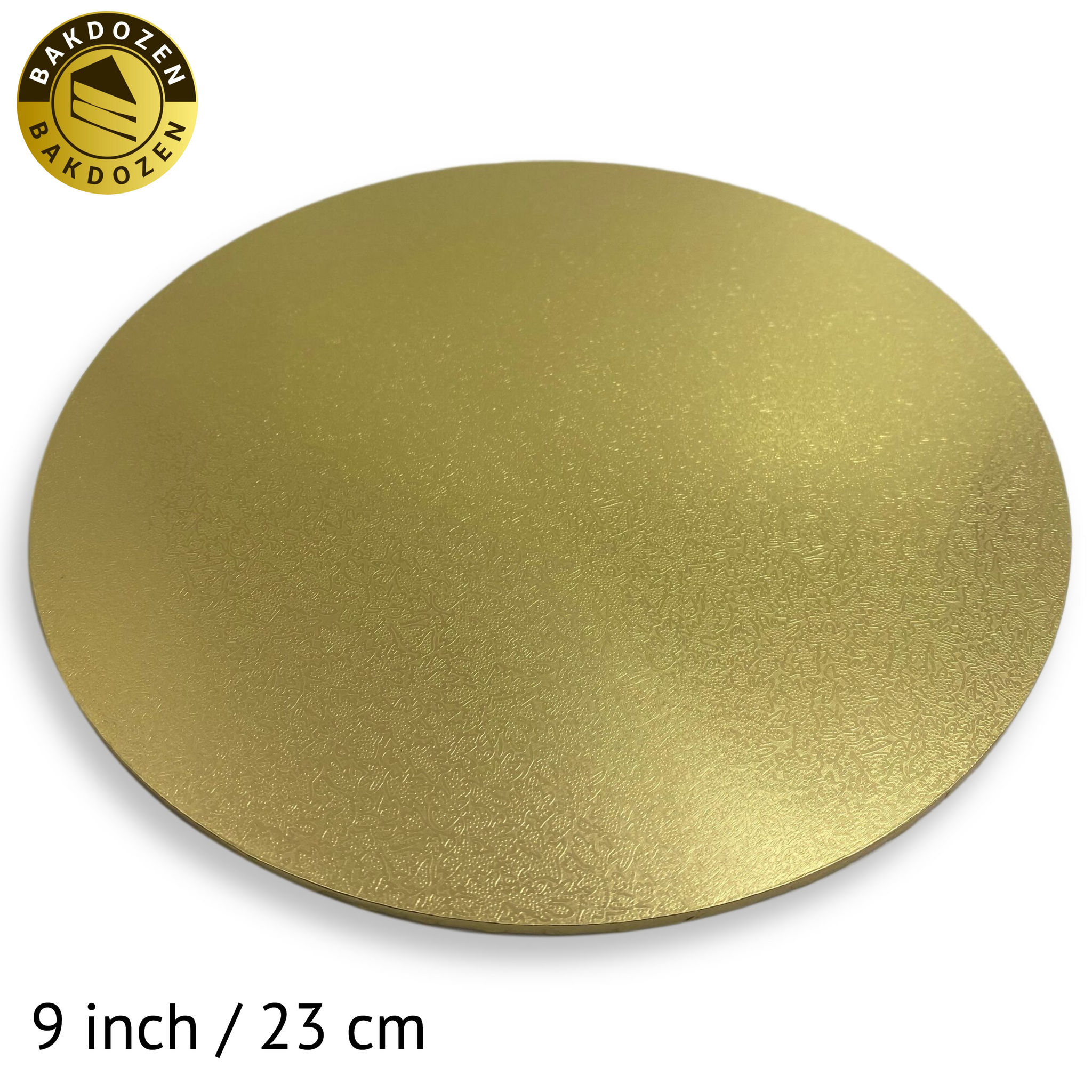 MDF Cakeboard 9 inch gold
