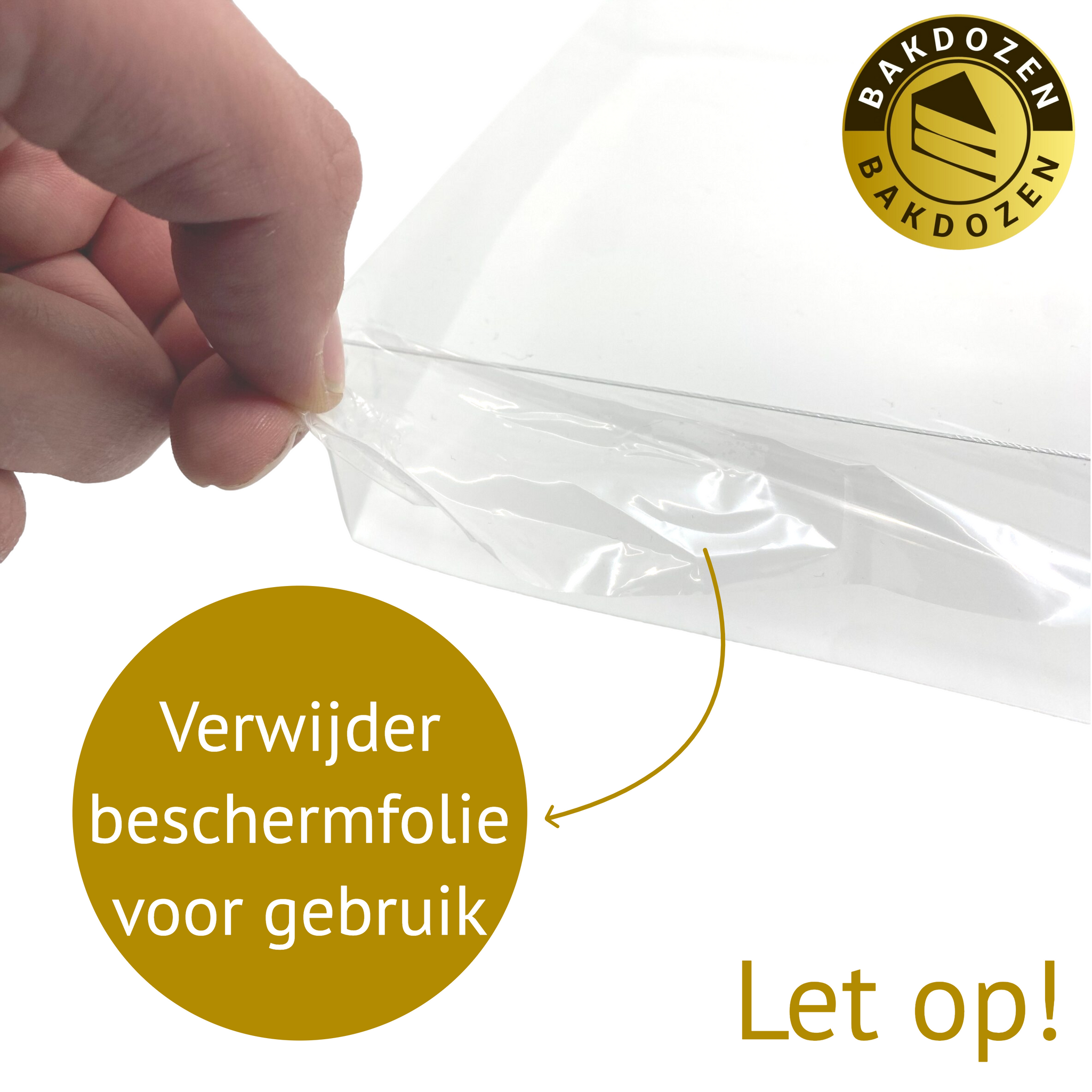 Transparante Sweetbox met Gouden Inlayer