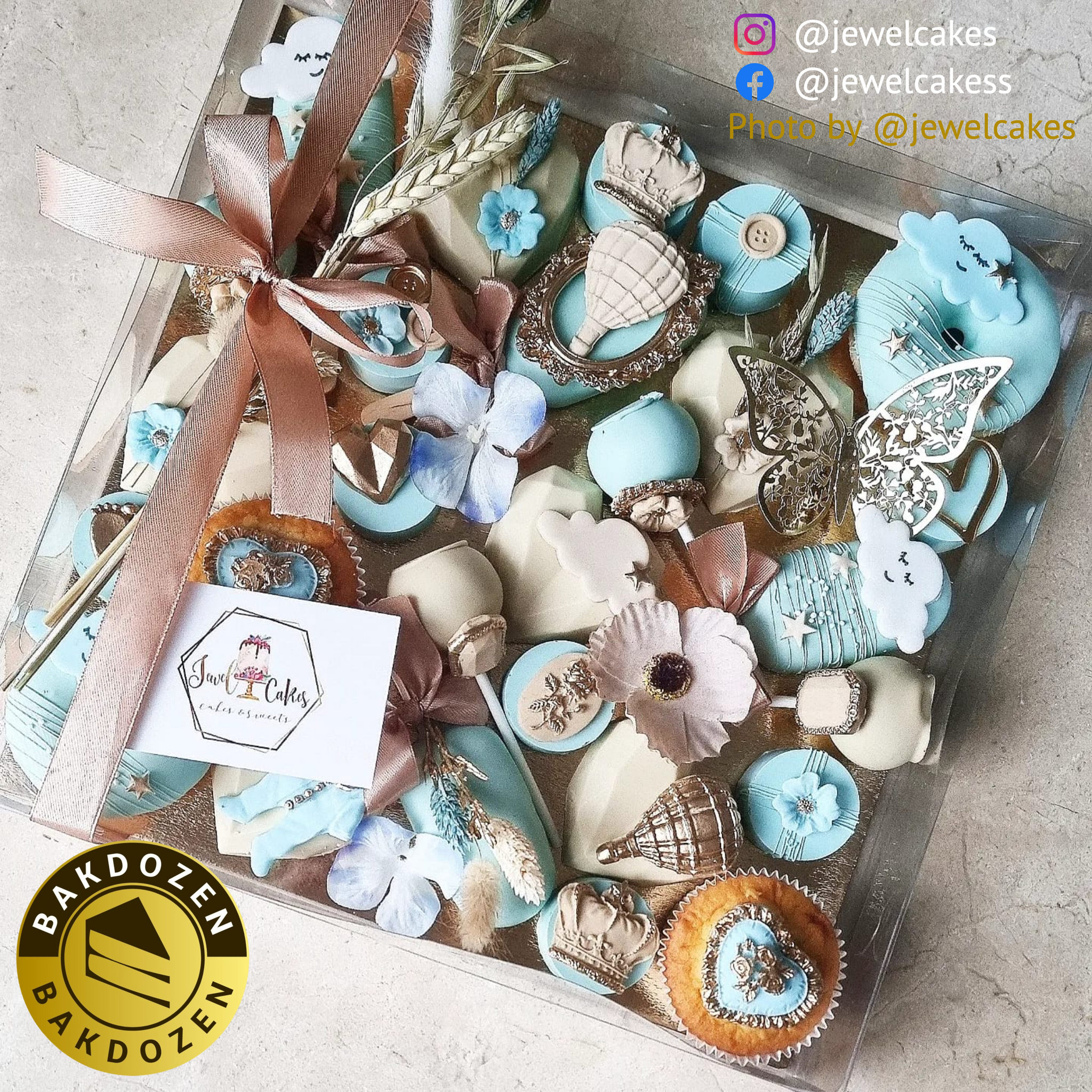 Transparante Sweetbox met Gouden Inlayer