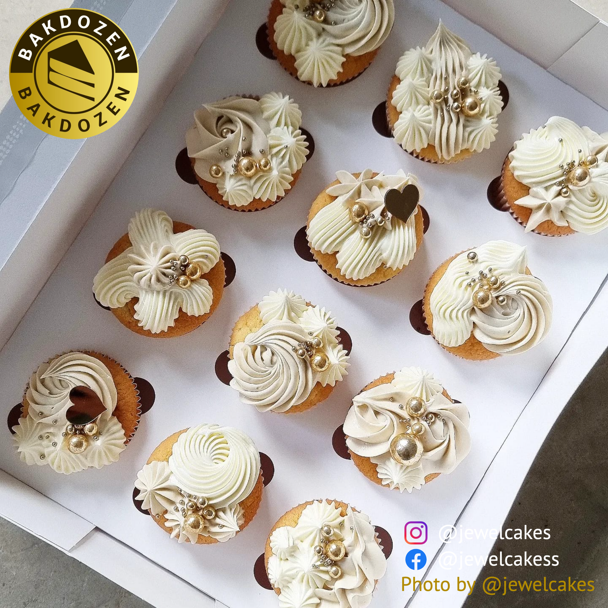 Cupcakebox met Transparant Venster