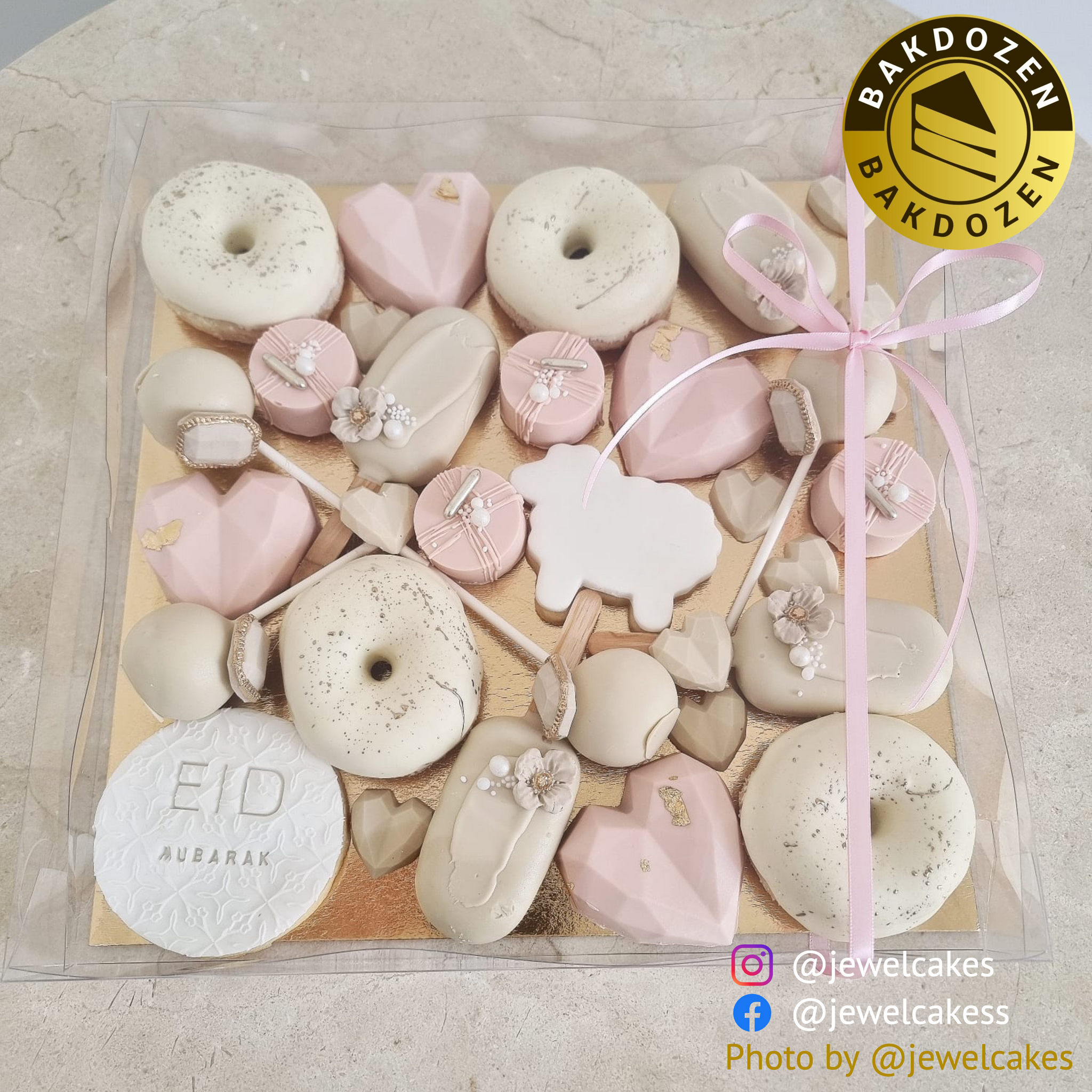 Transparante Sweetbox met Gouden Inlayer