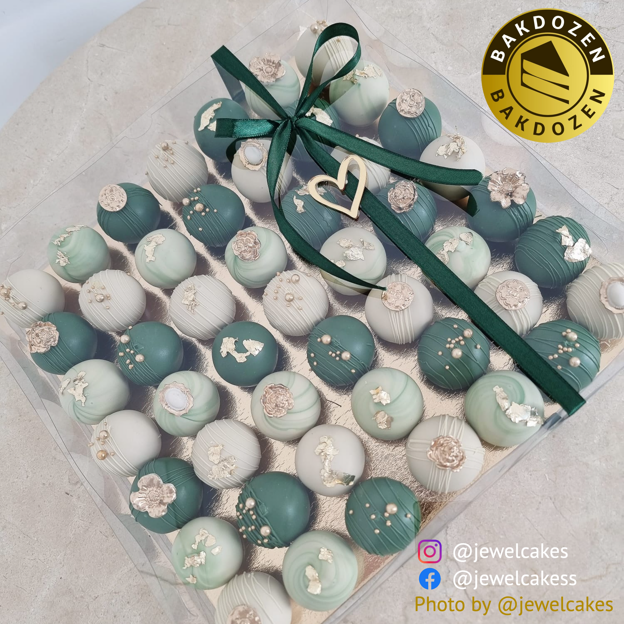 Transparante Sweetbox met Gouden Inlayer
