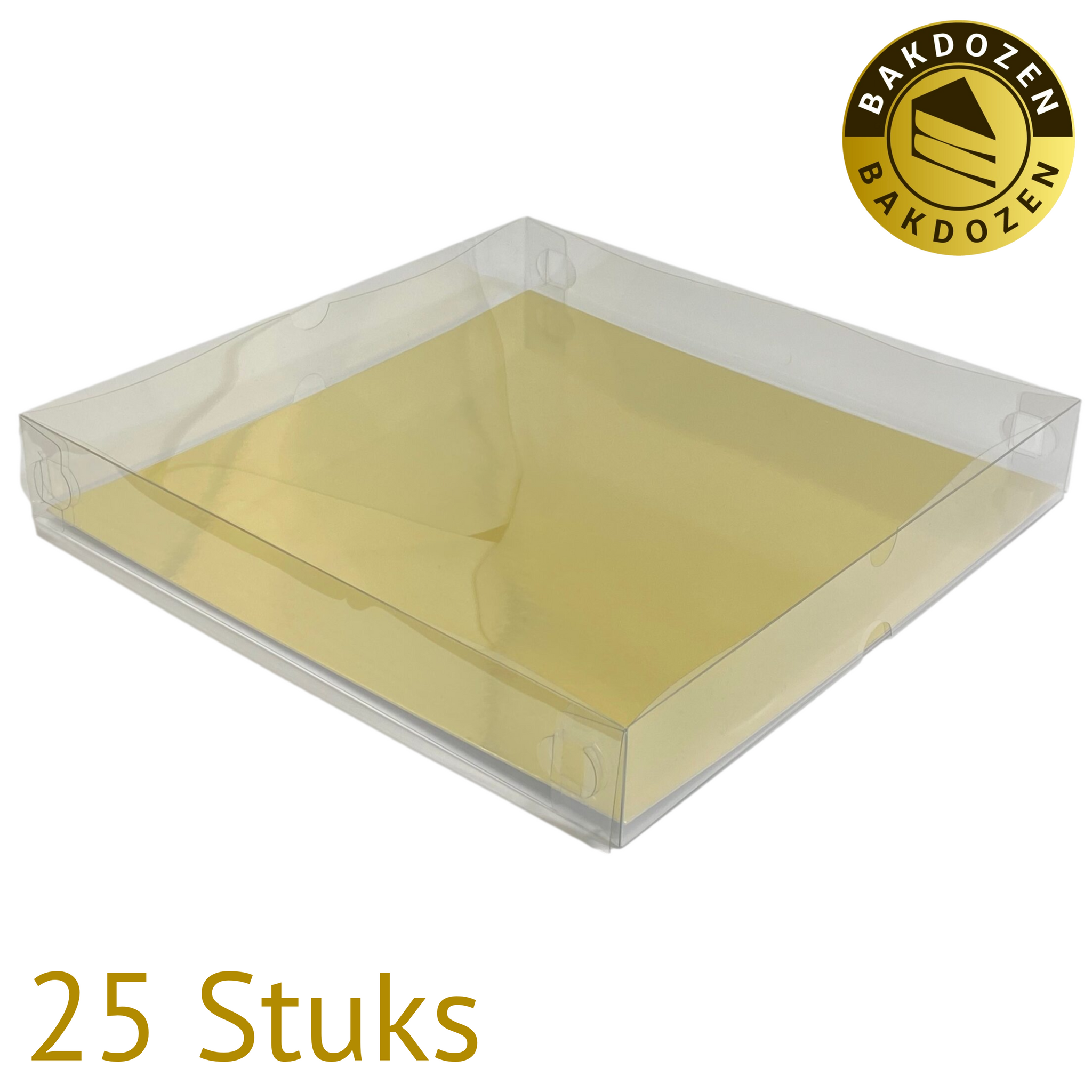Transparante Sweetbox met Gouden Inlayer 25st