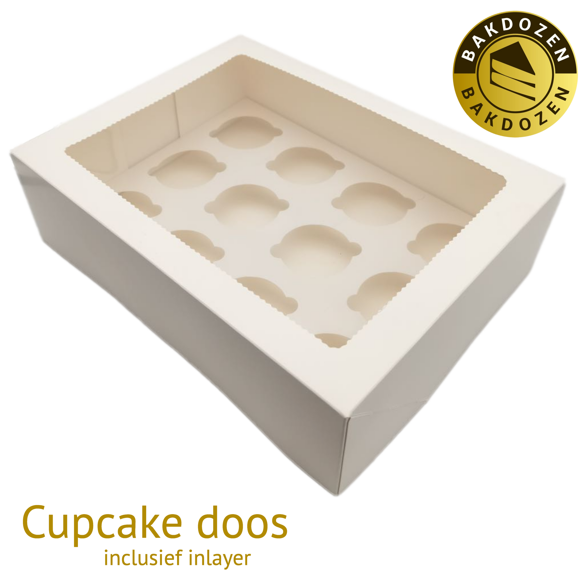 Cupcakebox met Transparant Venster
