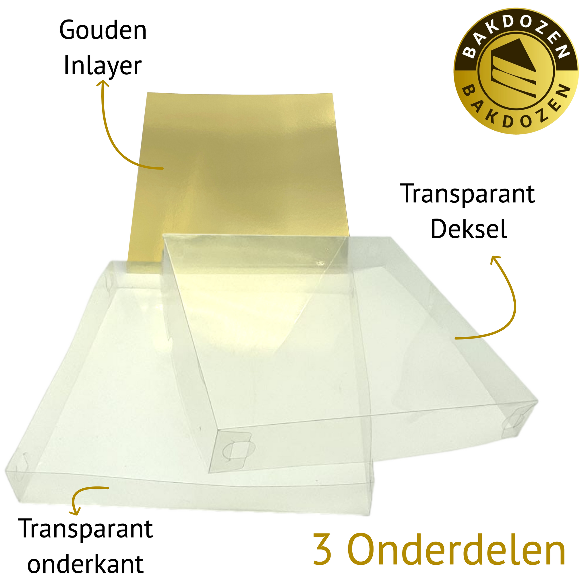 Transparante Sweetbox met Gouden Inlayer