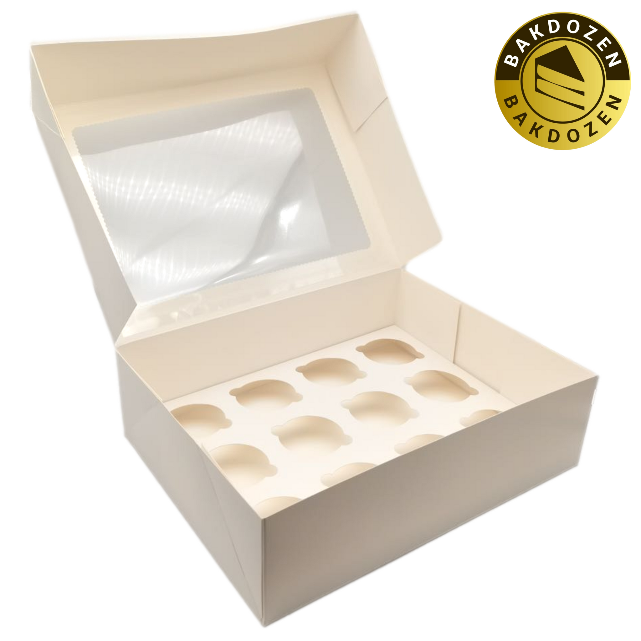 Cupcakebox met Transparant Venster